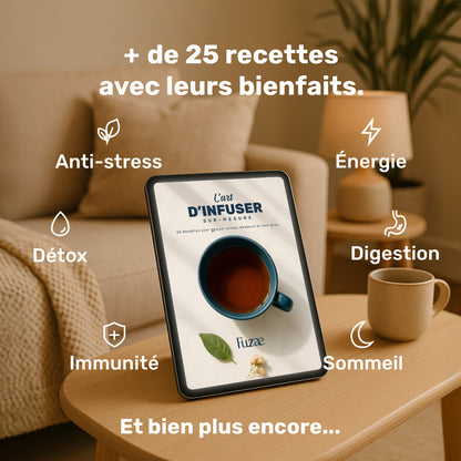 Kit d’infusion Woodtea avec votre guide de 26 recettes
